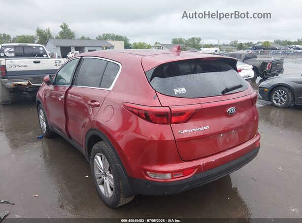 KNDPM3AC8K7558668 2019 KIA SPORTAGE Red Հետևի ձախ