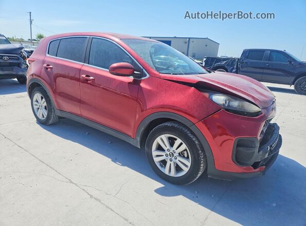 KNDPM3AC8K7563675 2019 KIA SPORTAGE Red Przód prawy