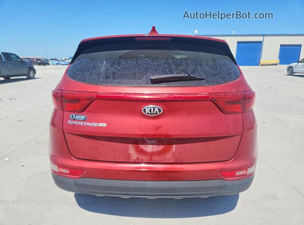 KNDPM3AC8K7563675 2019 KIA SPORTAGE Red Widok z tyłu