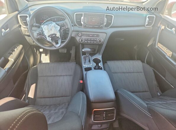 KNDPM3AC8K7563675 2019 KIA SPORTAGE Red Widok deski rozdzielczej