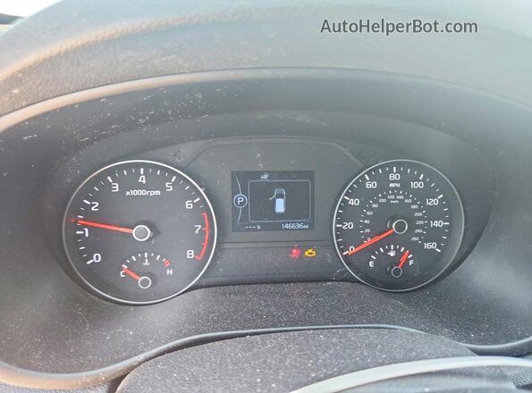 KNDPM3AC8K7563675 2019 KIA SPORTAGE Red Widok zestawu wskaźników