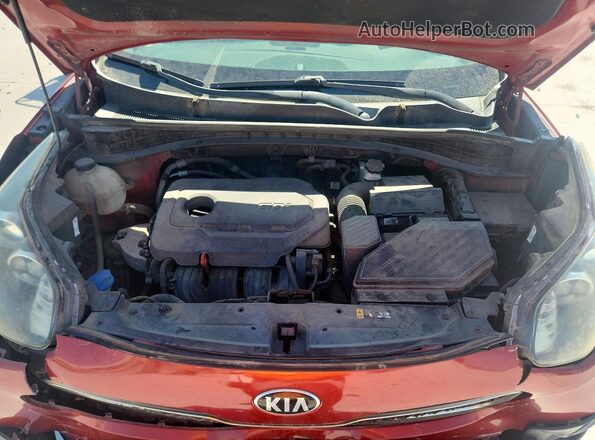 KNDPM3AC8K7563675 2019 KIA SPORTAGE Red Widok komory silnika
