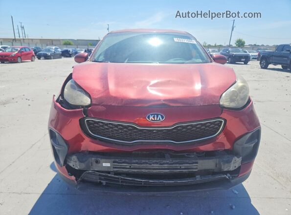 KNDPM3AC8K7563675 2019 KIA SPORTAGE Red Widok z przodu