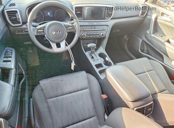 KNDPM3AC8L7692646 2020 KIA SPORTAGE Black Առջևի վահանակի տեսք