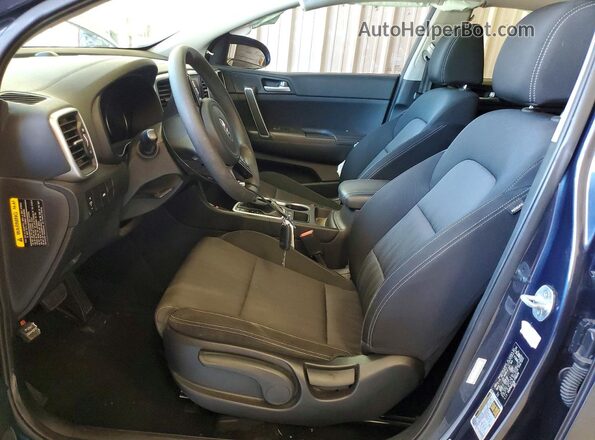 KNDPM3AC8L7766194 2020 KIA SPORTAGE Blue Vista interior delantera