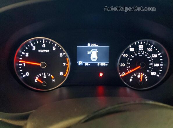 KNDPM3AC8L7766194 2020 KIA SPORTAGE Blue Vista del cuadro de instrumentos