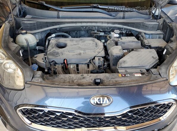 KNDPM3AC8L7766194 2020 KIA SPORTAGE Blue Vista del compartimento del motor