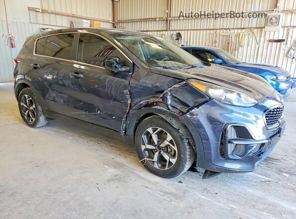 KNDPM3AC8L7766194 2020 KIA SPORTAGE Blue Delantero derecho