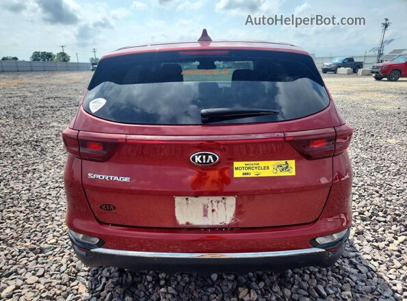 KNDPM3AC8L7807858 2020 KIA SPORTAGE Red Widok z tyłu