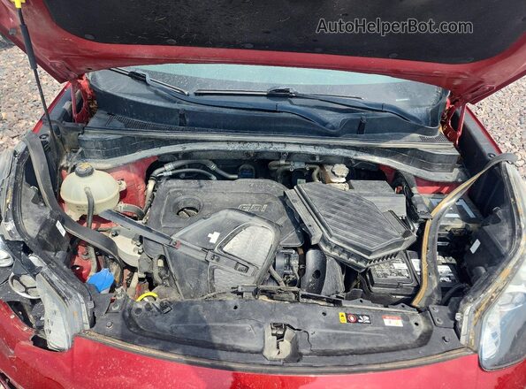 KNDPM3AC8L7807858 2020 KIA SPORTAGE Red Widok wnętrza z tyłu