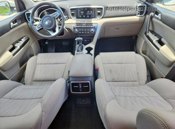 KNDPM3AC8L7833554 2020 KIA SPORTAGE White Առջևի վահանակի տեսք