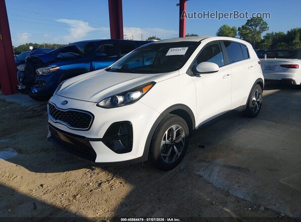 KNDPM3AC8M7876728 2021 KIA SPORTAGE White Передня ліва чверть