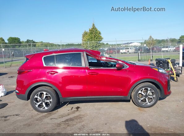 KNDPM3AC8N7974062 2022 KIA SPORTAGE Red Вид задньої частини салону