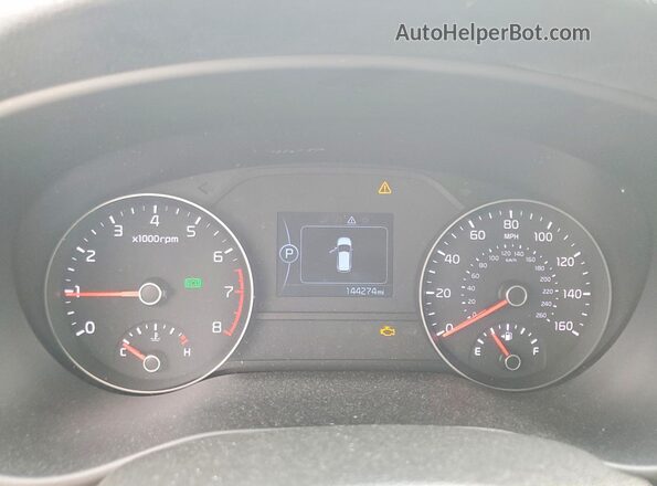 KNDPM3AC9H7082780 2017 KIA SPORTAGE Silver Widok zestawu wskaźników