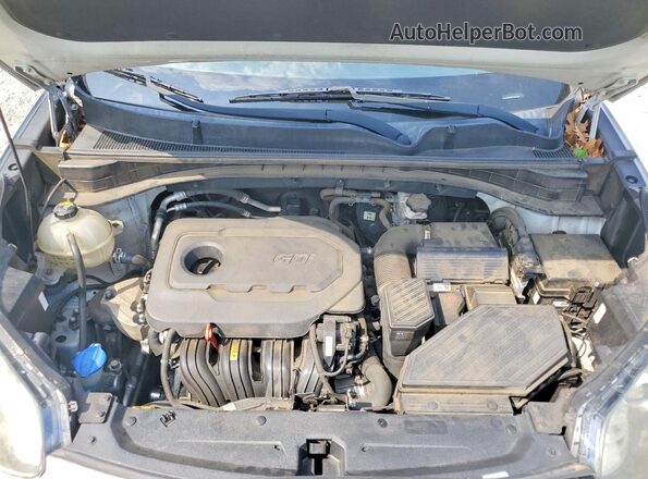 KNDPM3AC9H7082780 2017 KIA SPORTAGE Silver Widok komory silnika