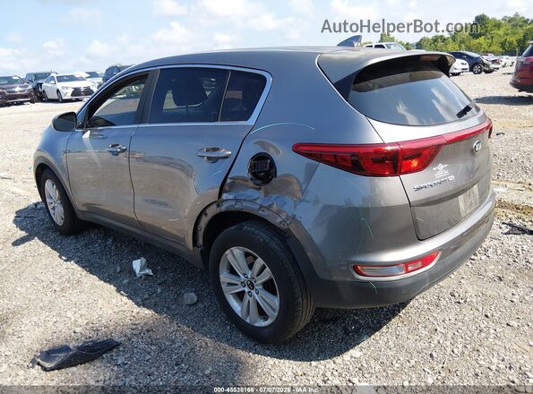 KNDPM3AC9J7489956 2018 KIA SPORTAGE Gray უკანა მარცხენა
