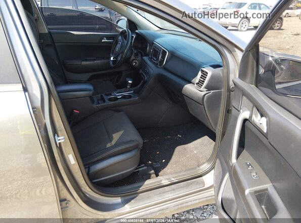 KNDPM3AC9J7489956 2018 KIA SPORTAGE Gray წინა სალონის ხედი
