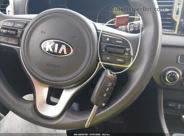 KNDPM3AC9J7489956 2018 KIA SPORTAGE Gray წინა პანელის ხედი