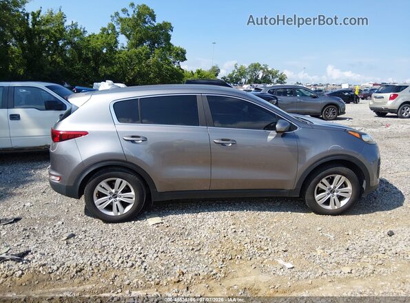 KNDPM3AC9J7489956 2018 KIA SPORTAGE Gray უკანა სალონის ხედი
