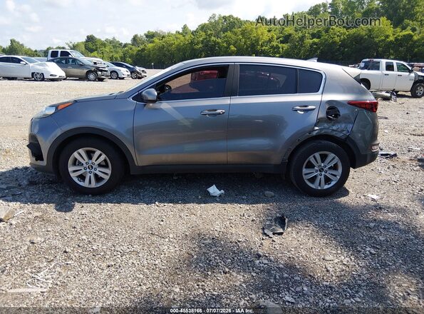 KNDPM3AC9J7489956 2018 KIA SPORTAGE Gray სალონის 360-გრადუსიანი ხედი