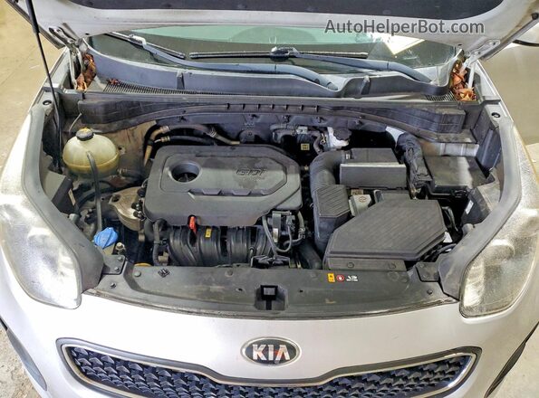 KNDPM3AC9K7520771 2019 KIA SPORTAGE Silver ძრავის განყოფილების ხედი