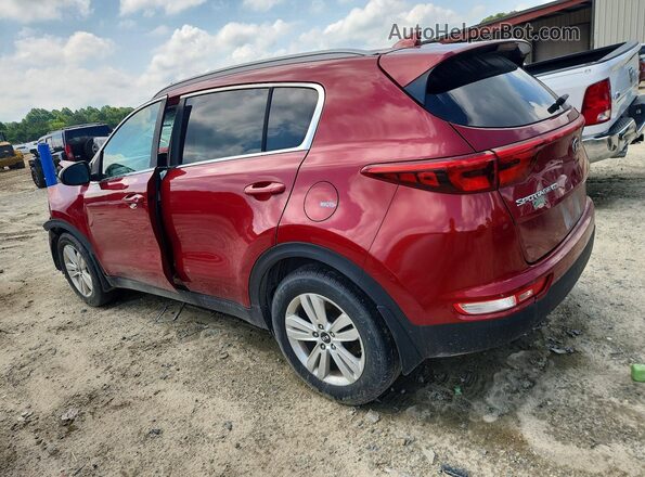 KNDPM3AC9K7604475 2019 KIA SPORTAGE Red Trasero izquierdo