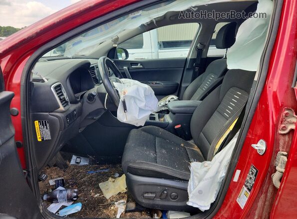 KNDPM3AC9K7604475 2019 KIA SPORTAGE Red Vista interior delantera