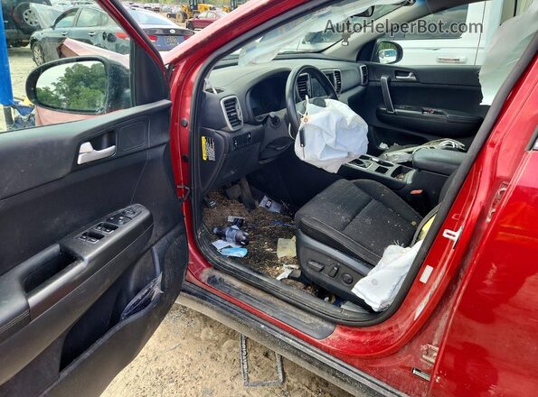 KNDPM3AC9K7604475 2019 KIA SPORTAGE Red Vista del salpicadero