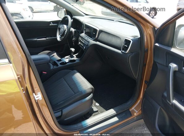 KNDPM3AC9L7783585 2020 KIA SPORTAGE Brown Widok wnętrza z przodu