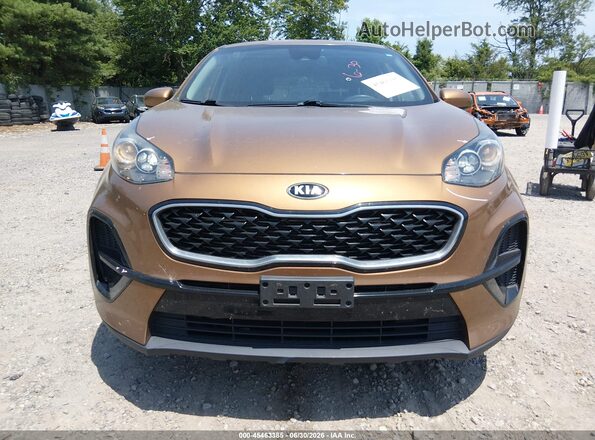 KNDPM3AC9L7783585 2020 KIA SPORTAGE Brown Widok wnętrza z tyłu