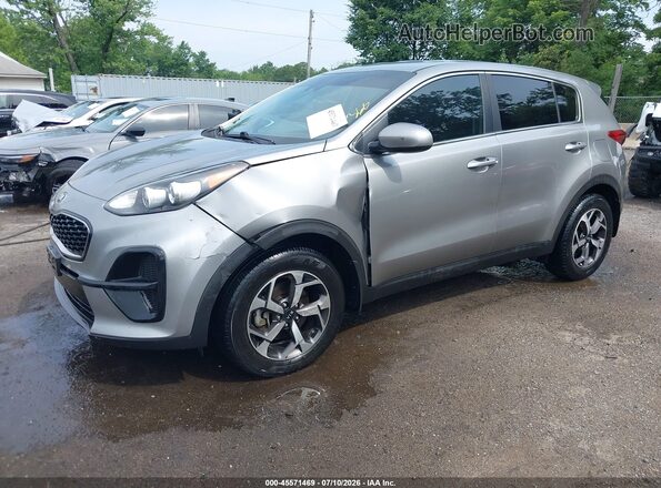 KNDPM3AC9L7802667 2020 KIA SPORTAGE Silver Առջևի ձախ երեք քառորդ տեսարան