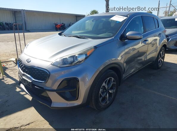 KNDPM3AC9M7875586 2021 KIA SPORTAGE Gray Առջևի ձախ երեք քառորդ տեսարան