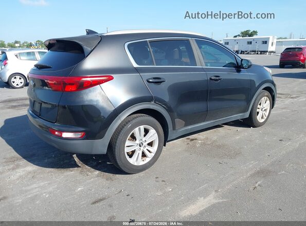 KNDPM3ACXH7032695 2017 KIA SPORTAGE Black უკანა მარჯვენა