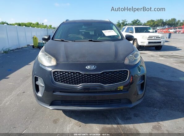 KNDPM3ACXH7032695 2017 KIA SPORTAGE Black ხელსაწყოთა პანელის ხედი