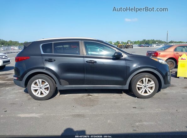 KNDPM3ACXH7032695 2017 KIA SPORTAGE Black უკანა სალონის ხედი