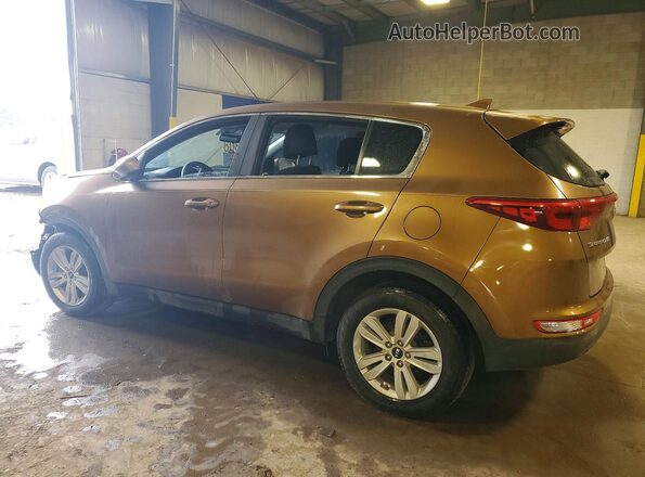 KNDPM3ACXH7104401 2017 KIA SPORTAGE Tan Հետևի ձախ