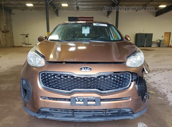 KNDPM3ACXH7104401 2017 KIA SPORTAGE Tan Դիմացի տեսք