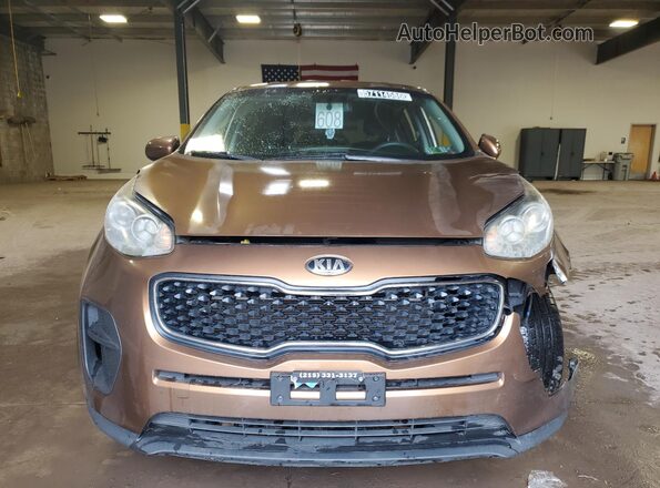 KNDPM3ACXH7104401 2017 KIA SPORTAGE Tan Սալոնի 360 աստիճան տեսք