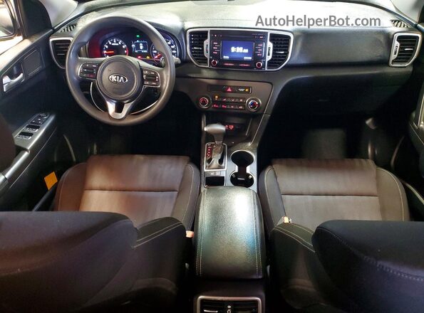 KNDPM3ACXH7104401 2017 KIA SPORTAGE Tan Առջևի վահանակի տեսք