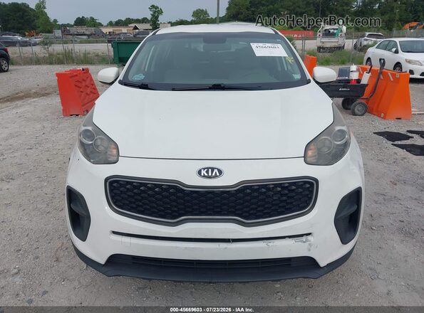 KNDPM3ACXH7159091 2017 KIA SPORTAGE White ხელსაწყოთა პანელის ხედი