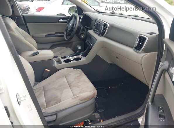 KNDPM3ACXH7159091 2017 KIA SPORTAGE White წინა სალონის ხედი