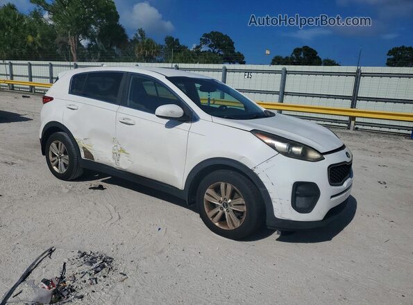 KNDPM3ACXH7214042 2017 KIA SPORTAGE White Przód prawy