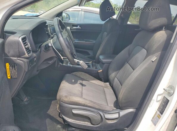 KNDPM3ACXH7214042 2017 KIA SPORTAGE White Widok wnętrza z przodu