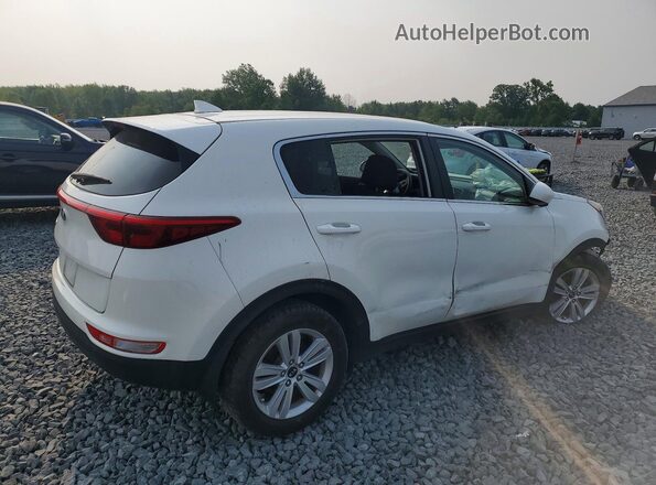 KNDPM3ACXH7217569 2017 KIA SPORTAGE Белый Задняя правая четверть