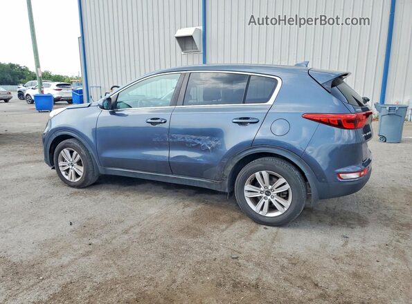 KNDPM3ACXJ7309710 2018 KIA SPORTAGE Blue Tył lewy