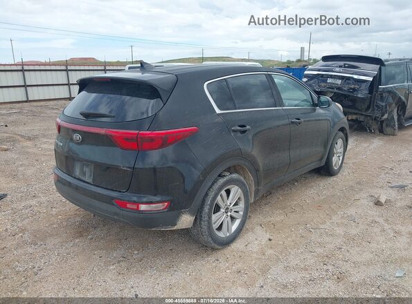 KNDPM3ACXJ7485270 2018 KIA SPORTAGE Black Задня права чверть