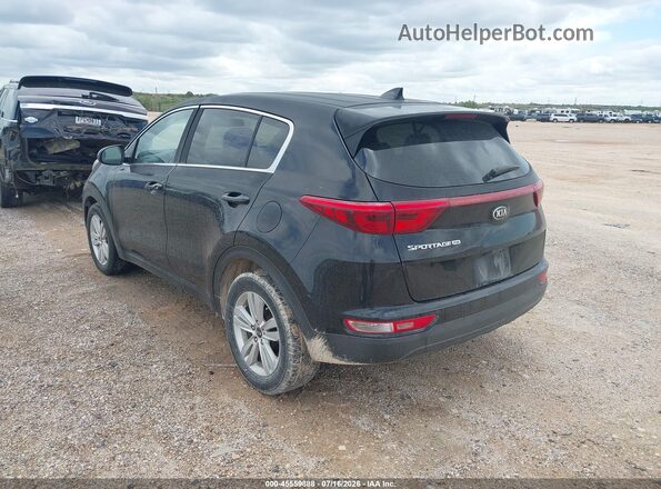 KNDPM3ACXJ7485270 2018 KIA SPORTAGE Black Задня ліва чверть