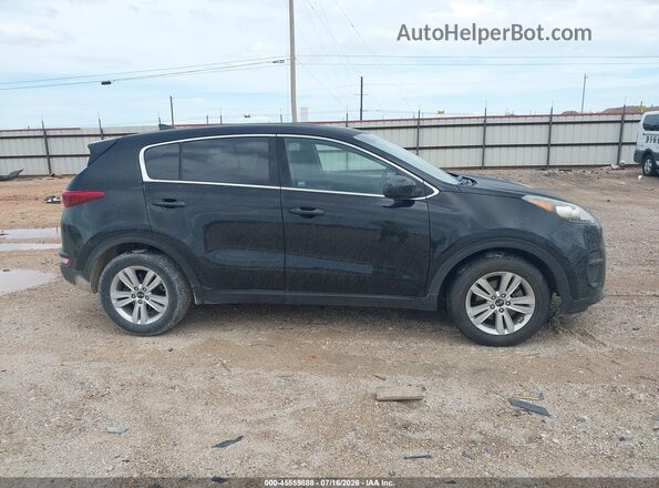 KNDPM3ACXJ7485270 2018 KIA SPORTAGE Black Вид задньої частини салону