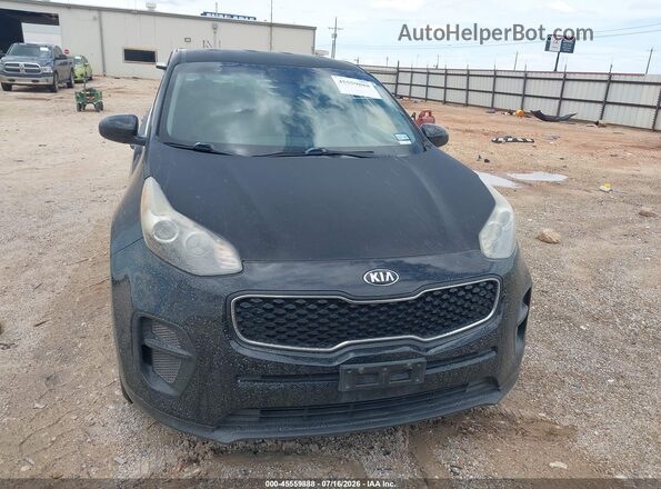 KNDPM3ACXJ7485270 2018 KIA SPORTAGE Black Вид спереду