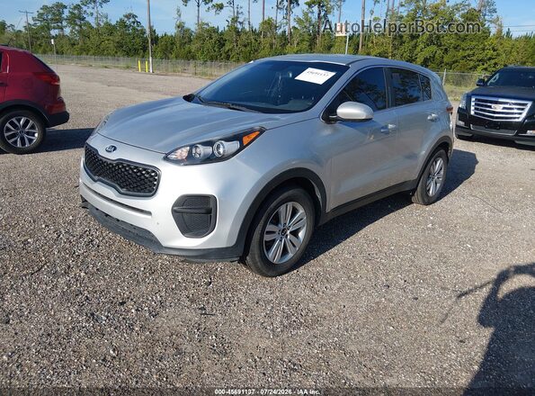 KNDPM3ACXK7580638 2019 KIA SPORTAGE Серебряный Передняя левая четверть